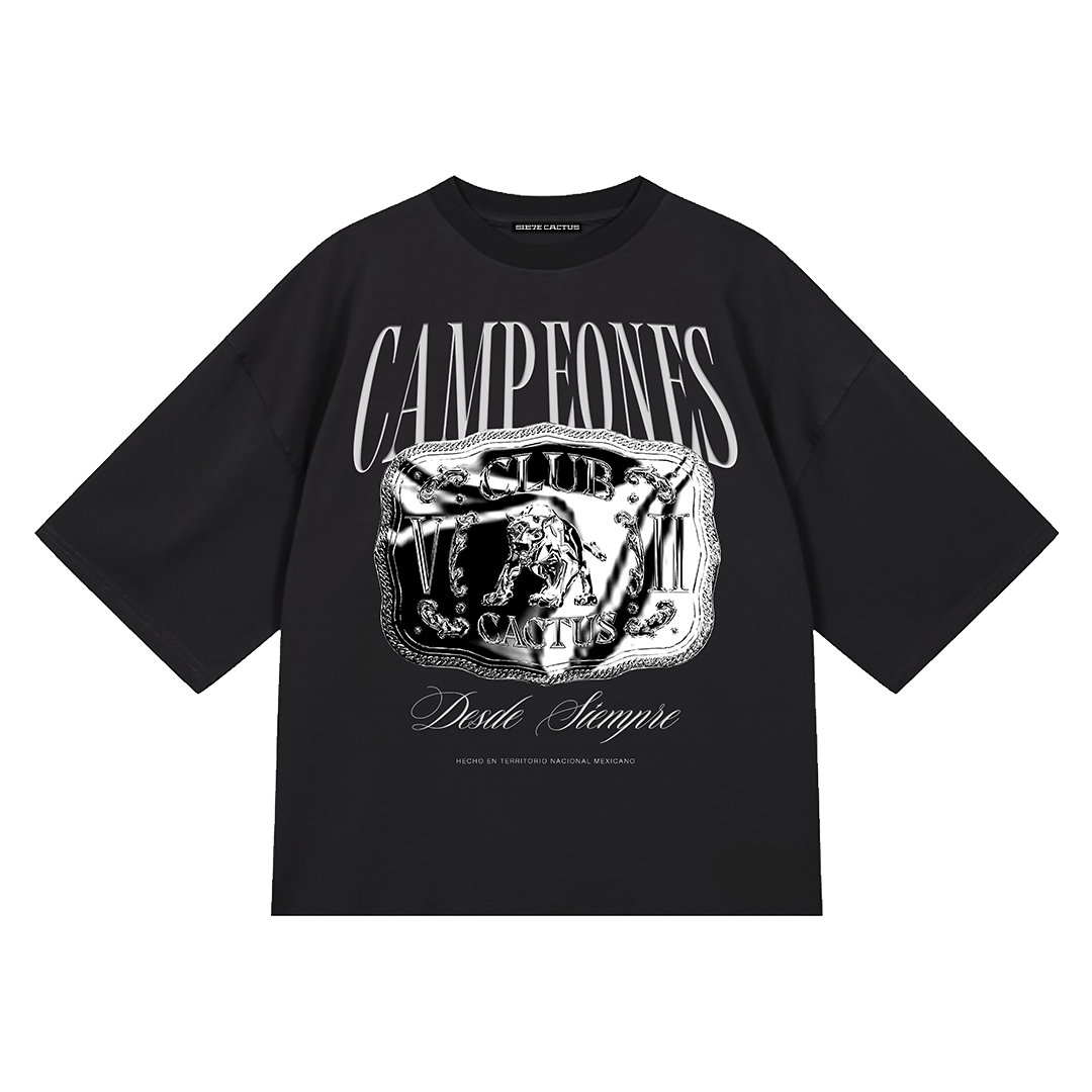 Playera siete club 7 cactus para campeones hecho en mexico