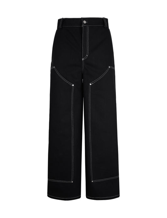 Jeans Black Caucho