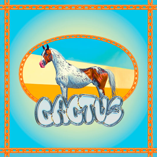 paliacate western con caballo blanco y cafe 